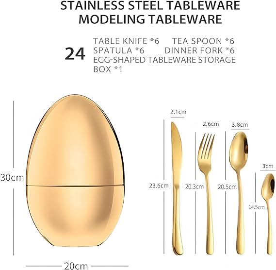 Egg-Shaped Tableware Storage Box